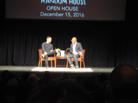 Trevor Noah with his editor, Chris Jackson.